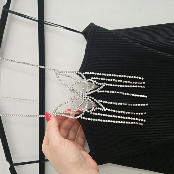 Butterfly Rhinestone Top - Picture 3 of 7